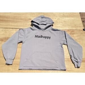 MADHAPPY Classic‎ Universal Hoodie Sweater Jacket Unisex Adult Gray SIZE S USA
